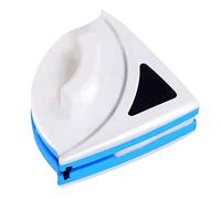 Drfeify Limpiador Magnético de Ventanas, Plástico ABS y Almohadilla de Silicona, Herramienta Antiarañazos de Fácil Agarre para Puertas de Ducha y Ventanas Altas de 6,3x5,3 Pulgadas