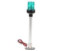 Drfeify Luz de Popa para Barco de 12 Pulgadas, Base de Acero Inoxidable 316, Luz Marina Alrededor, 33 LED, de Anclaje de Navegación de 360 grados, 12 V, 24 V, para Yates, Lanchas Rápidas, Barcos
