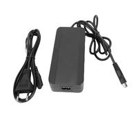 Drfeify M365 Scooter Eléctrico 2A Cargador Eficiente para una Carga Segura y Confiable para Adultos y Niños Material ABS Negro