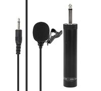 Drfeify Micrófono Erhu Lavalier para saxofón: Columna Vertebral con Cable Profesional, Cables Blindados de 5 M / 10 M, Pinza/Soporte de 360 °, Amplificador/Mezclador/Conexión de Sonido,