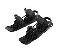 Drfeify Mini Esquís, Fijación Ajustable para Botas de Snowboard de Invierno | Nailon y Hebilla de Metal, Ajuste US 5-14 (EU 35-48), para Esquí de Fondo, Senderos Forestales