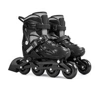 Drfeify Patines de Ruedas para Niños Patines en Línea Ajustables con 8 Ruedas Iluminadas Rodamientos ABEC 7 Marco de Aluminio para Niños Niñas de 6 a 12 Años Patinaje en Interiores y Exteriores