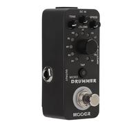Drfeify Pedal de Caja de Ritmos, Pedal de Bucle de Batería de Metal con 121 Bucles de Batería 95 MA True Bypass 1 Salida de Entrada Mono de 4 Pulgadas para Práctica de Guitarra Eléctrica y