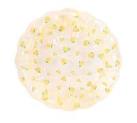 Drfeify Piscina Inflable Pequeña, Piscina Inflable Inflable PVC POTA Porta por Bola Pit para Fiesta de Natación en Interiores Al Aire Libre (Limón Transparente)