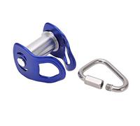 Drfeify Polea Slackline, Polea Deportiva Al Aire, Polea Deslizante con Tirolesa para Entrenamiento de Carrera de Obstáculos para Niños y Adultos,