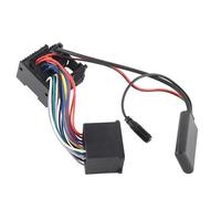 Drfeify Receptor de Módulo Bluetooth para Automóvil, Adaptador de Radio de Audio Bluetooth ABS con Cable de Entrada Auxiliar de 10 Pines, Adaptador de Audio 5.0 Plug and Play para Controladores E46