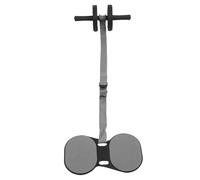 Drfeify Rueda AB con Automático de Retorno, Rodillo Abdominal con Almohadilla de Rodilla y Correa de Tirón, Entrenador de Núcleo de Doble Rueda para Entrenamiento en el Gimnasio en