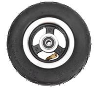 Drfeify Rueda Neumática de 6x2, Neumático de Aire de Scooter de Absorción de Choque Inflable con Cubo de Aleación de Aluminio para Scooter Eléctrico