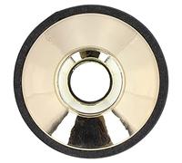 Drfeify Silenciador de Saxofón, Accesorio de Práctica de Saxofón Alto con Material ABS para Principiantes Musicales, Reduce el Sonido entre un 20 y un 30 por Ciento (GOLD)