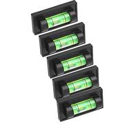 Drfeify Soporte Magnético Compacto Nivel Cuadrado 5pcs Establecido para la Instalación de Pared y Tierra, Mini Nivel para el Ajuste del Trípode de la Cámara