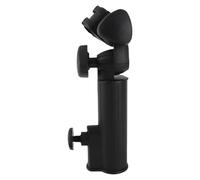 Drfeify Soporte para Paraguas de para Carrito, Soporte Ajustable de Nailon Negro con Posición Vertical, para la Mayoría de los Carritos y Manillar de 19 Mm de Diámetro