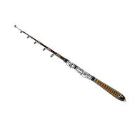 Drfeify Telescopio de pesca telescópica de fibra de carbono manual de herramientas de pesca para amantes de las rocas (150 cm)