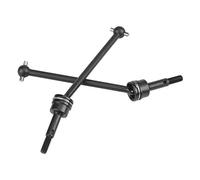 Drfeify Universal Drive Shaft CVD Part de Actualización Duradera para Auto Himoto 1/10 RC, Eje Trasero Delantero de Metal para Entusiastas, Negro/Plateado, 2 Pares (33204bl Negro)