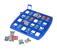 Drfeify Who Is It Game Juego de Mesa de ABS 25,5 X 25,5 X, Cm Preguntas Fáciles Juego de Adivinanzas Comunicación Aprendizaje de Mesa Portátil para Niños Familiares para Viajes Picnic e Hijos