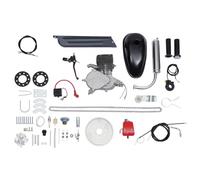 DRFGHK Kit de conversión de Motor de Bicicleta de 100 CC, 2 Tiempos, con Tanque de Combustible de 2 l/0,53 galones, para Bicicletas de 26" y 28", 44 Marchas