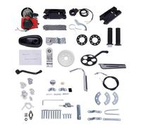 DRFGHK Kit de conversión de Motor de Bicicleta de 4 Tiempos y 49 CC a Gasolina, Motor de Gasolina monocilíndrico para Bicicletas con Cuadro de 26 Pulgadas (Tipo Correa)