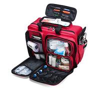 DRFGHK Kit De Primeros Auxilios Compacto Kit De Supervivencia para Trauma De Emergencia con Compartimentos Etiquetados, Kit De Rescate De Emergencia Impermeable Al Aire Libre De Gran Capacidad