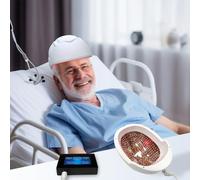 DRFGHK Pbm - Casco de fotobiomodulación de 810 nm, soporta la función cognitiva, reducción del estrés, neurofeedback y mejora del enfoque, crecimiento del cabello