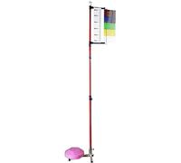 DRFGHK Probador de salto vertical, herramienta de medición portátil para adultos, fácil de instalar, fomenta el entrenamiento del entrenador, mide 4-11 pies de altura