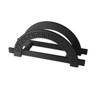 DRFGNF Barn Door Pull Handle, Barn Door Pulls, Chinese Classical Half Moon Aluminum Handle, Heavy Duty Sliding Gate Pull with Flush Long Base, for Hotel, Mall, Restaurant, B&B (