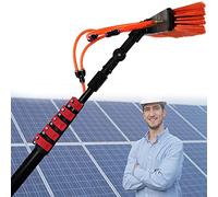 DRFGNF Cepillo telescópico con alimentación de Agua para Limpieza de Paneles solares y Ventanas, Kit de pértiga Extensible para Camiones, Equipo de Lavado fotovoltaico, Juego de