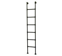 DRFGNF Escalera de Pared para Loft, Escalera de Metal para sótano, de 10 a 3 m de Altura, para Entrada, Ventana, Pozo, litera, Escalera de Escape en Caso de Incendio (160 cm/63 Pulgadas)