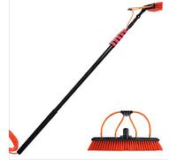 DRFGNF Kit Comercial de Limpieza de Ventanas: pértiga telescópica con Cepillo y alimentación de Agua, Cepillo para Limpieza de Paneles solares, Sistema Profesional de Limpieza d