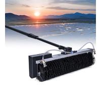 DRFGNF Kit de Limpieza de Paneles solares, Cepillo de Rodillo telescópico con alimentación de Agua para Ventanas de Edificios Altos, pértiga Ajustable de 5,5 m/18 pies, Sistema