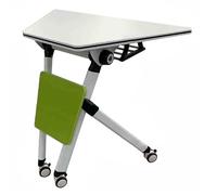 DRFGNF Mesa de Conferencia Plegable de 6 Unidades, Mesa de capacitación móvil con Tapa abatible con Ruedas, mesas de Sala de conferencias Plegables, mesas de Sala de conferencias Plegables, para sa