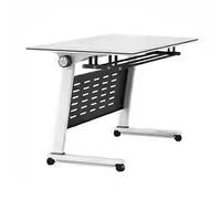 DRFGNF Mesa de conferencias, mesas de reuniones Plegables, seminarios móviles, reuniones dinámicas, mesas de capacitación, Mesa de capacitación con Ruedas silenciosas, para mesas de reunión de aul