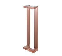 DRFGNF Modern Push Pull Bar Handle, Hower Door Pull Handle for Shopping Mall Bathroom Gate Two-Sided Glass Doors Hardware with Fittings, Stainless Steel Ergonomical Door Handle