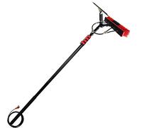 DRFGNF Pértiga Ajustable de 5,4 m con Sistema de Agua y Cepillo para Limpieza de Ventanas y Paneles solares: Herramienta Profesional para la Limpieza de Cristales, Ligera y Dura