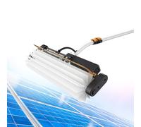 DRFGNF Pértiga eléctrica de 5,5 m para Limpieza de Ventanas: Sistema de Manguera con alimentación de Agua y Cepillo para una Limpieza eficiente. Herramienta de Limpieza de Gran