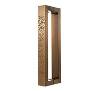 DRFGNF Rustic Barn Door Handles, Sliding Push Pull Door/Shower Glass Door Pulls Handles Large, Rectangle Gate Grab/Rod with Pattern Carve, Easy to Install (Color : C, Size : Len