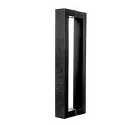 DRFGNF Rustic Barn Door Handles, Sliding Push Pull Door/Shower Glass Door Pulls Handles Large, Rectangle Gate Grab/Rod with Pattern Carve, Easy to Install (Color : E, Size : Len