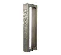 DRFGNF Rustic Barn Door Handles, Sliding Push Pull Door/Shower Glass Door Pulls Handles Large, Rectangle Gate Grab/Rod with Pattern Carve, Easy to Install (Color : B, Size : Len