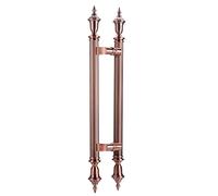 DRFGNF Sliding Barn Door Handles Pulls Round Handle Pull Set Style, Oversized Paired Handles Textured, Heavy Duty Door Handle Bar for Indoor Outdoor, 25mm/1" Width