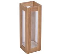 DRFGNF Soporte para Paraguas de Madera Maciza con Bordes Redondeados. Soporte Semitransparente para Paraguas de Entrada de apartamento. Bandeja extraíble. Diseño acrílico. Const