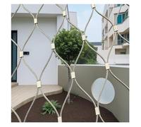 DRFGNF Stainless Steel Wire Mesh Netting 9cm Safety Balcony Fence Flexible Wire Garden Protection Net Ideal for Kids Playground and Garden Safety