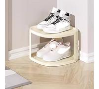 DRFGNF Zapatero Vertical Alto - Torre de Almacenamiento Independiente Que Ahorra Espacio para entradas y rincones pequeños - Organizador de Zapatos de 2 Capas para Dormitorio y