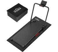 Drgymlee Cinta de Correr Alfombrilla Protectora, Esterilla Insonorizante 140x60 cm, Alta Densidad y Plegable, para Alfombras, Suelos Duros, Bicicletas, Elípticas y Fitness
