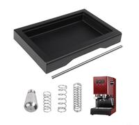 Drhomeam Bandeja de goteo de perfil bajo con 6 bares, 9 barras y 12 barras OPV Spring juego de repuesto para modelos de accesorios de cafetera espresso Gaggia Classic Pro (juego de 6 piezas)