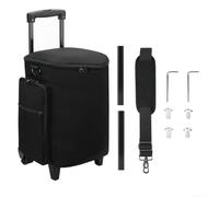 Drhomeam Bolsa compacta con ruedas para altavoz Bose para S1 Pro, diseño conveniente para un fácil transporte y almacenamiento de accesorios, como lo muestra la imagen