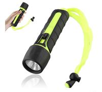 Drhomeam Linterna de buceo de 8000 lm, impermeable, linterna LED subacuática de 50 m para buceo