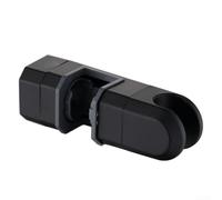 Drhomeam Soporte para cabezal de ducha, soporte de ducha ajustable de 15 mm a 30 mm, soporte de barra deslizante, soporte de abrazadera de barra de elevación, soporte de repuesto de rotación de 360