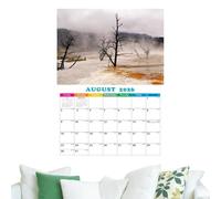 driattie Calendario De Pared 2026,Calendario Escénico Para Muro 2026 | Organizador Creativo De Horarios Colgable Para Planificación Diaria Hogar Trabajo Viajes Escuela Citas Familiares Reuniones