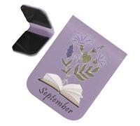 driattie Marcapáginas Bonitos,Clip de Flor en Cuero PU,Marcapáginas Magnéticos Vintage para Lectura - para Lectura, Niños, Mujeres, Profesor, Niñas, Chicos, Adolescentes, Enamorados, Escuela,
