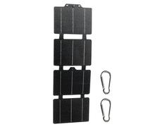 driattie Panel Solar Portátil - Panel Solar Plegable 30W para Camping,Cargador Ligero para Teléfonos y Tabletas, Alta Eficiencia para Senderismo y Excursionismo