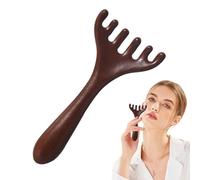 driattie Peine Masajeador Para Cabello - Peine de Madera Para Masajes - Herramienta de Drenaje de Meridianos para Uso Diario en Ducha, Viaje y Cuello - Regalo Hombres, Mujeres y Amigos en Cumpleaños