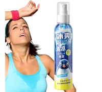 driattie Spray Refrescante,Spray Corporal Hidratante y Refrescante - Crema Hidratante Calmante con Boquilla Giratoria 360° para Hombre Deporte Viaje Playa Sol